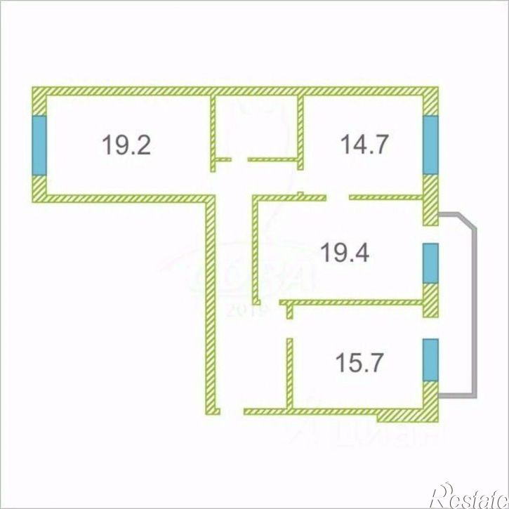 3-комн квартира пр-д 9 Мая, 7 1,  д. 7 1,  к. 1