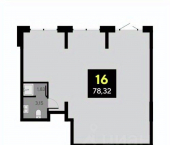 офис 78 кв м, этаж 1/14 г. Тюмень, Андрея Приказнова 6