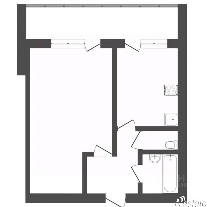 1-комн квартира ул Одесская, 40А,  д. 40А