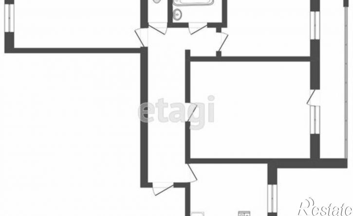 3-комн квартира улица Беляева, 21А,  д. 21А