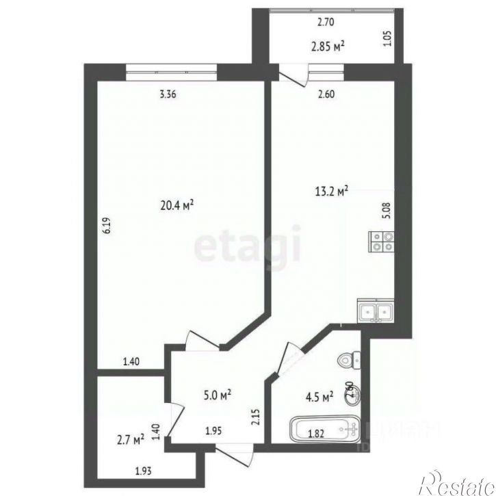 1-комн квартира ул Червишевский тракт, 58,  д. 58