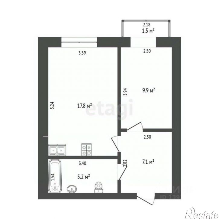 1-комн квартира Московский тракт, 85,  д. 85