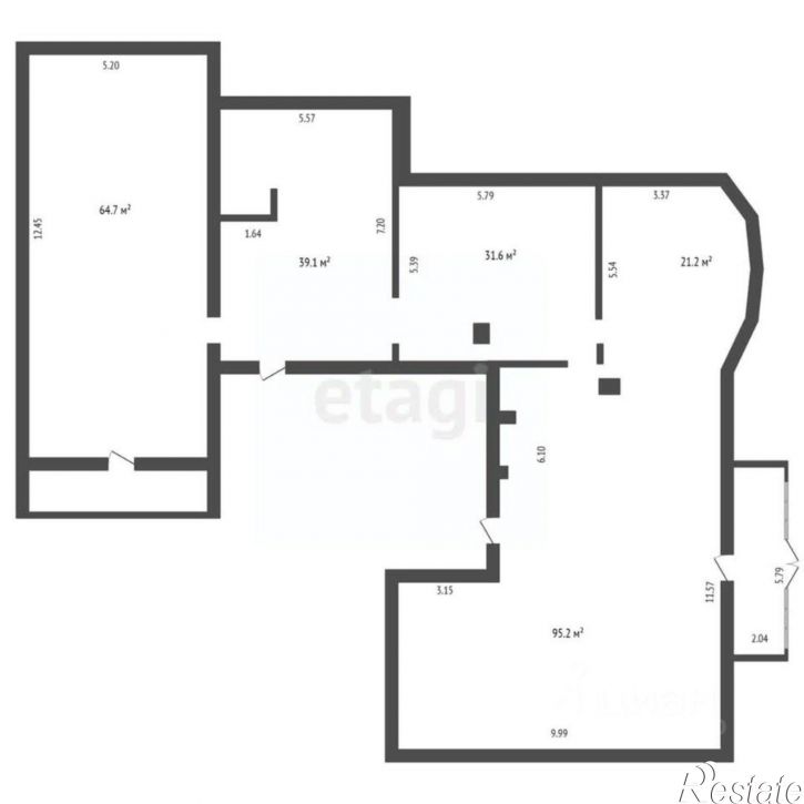5-комн квартира улица Республики, 171/2,  д. 171/2