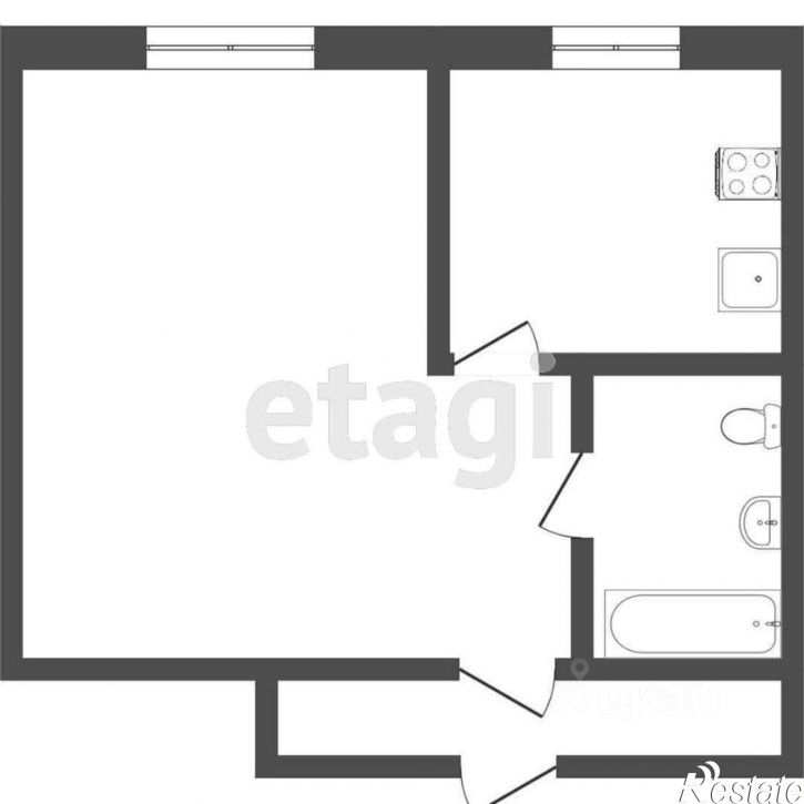 1-комн квартира ул Мельникайте, 57,  д. 57