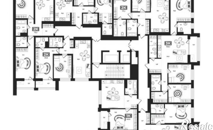 2-комн квартира улица Разведчика Кузнецова, 16,  д. 16