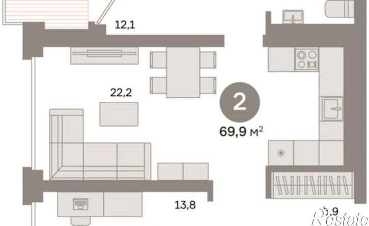 3-комн квартира Профсоюзная улица, 6 к1,  д. 6 к1