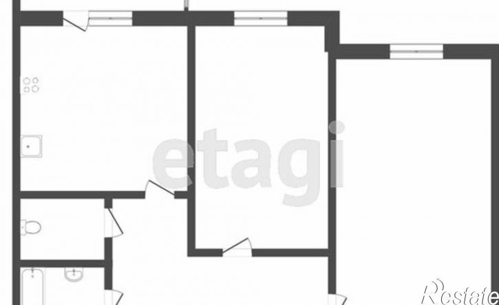 2-комн квартира ул Арктическая, 7 2,  д. 7 2,  к. 2