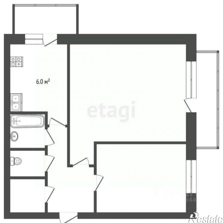 2-комн квартира Московский тракт, 16,  д. 16
