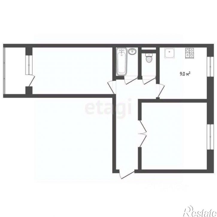 2-комн квартира ул Обдорская, 5,  д. 5