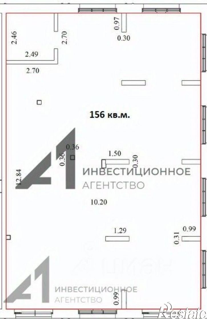 Торговое помещение улица Пожарных и спасателей, 1 к1,  д. 1 к1