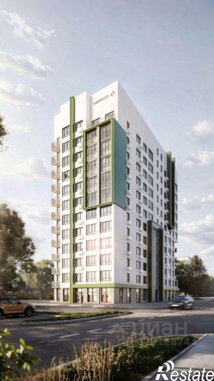 1-комн квартира в новом доме Ставропольская улица, 1А,  д. 1А