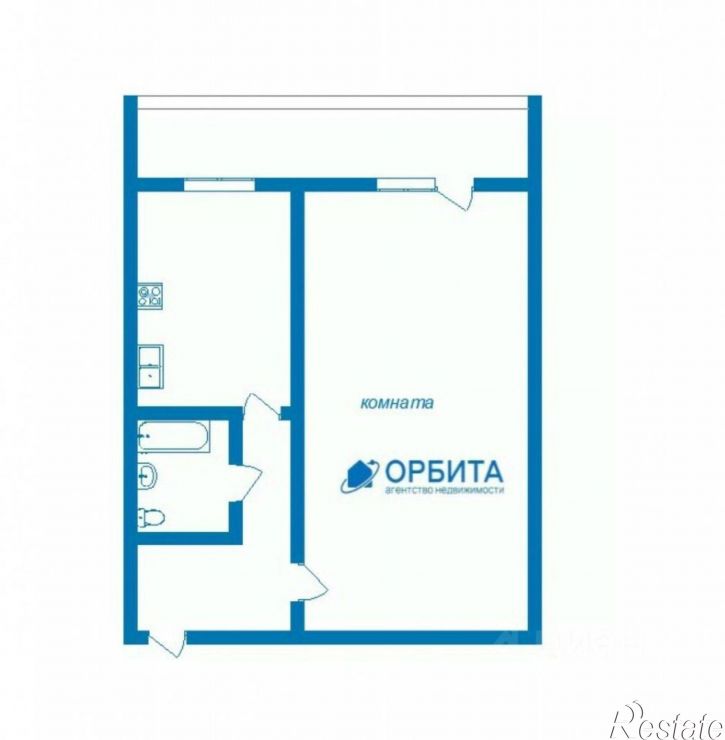 1-комн квартира ул Стартовая, 7,  д. 7