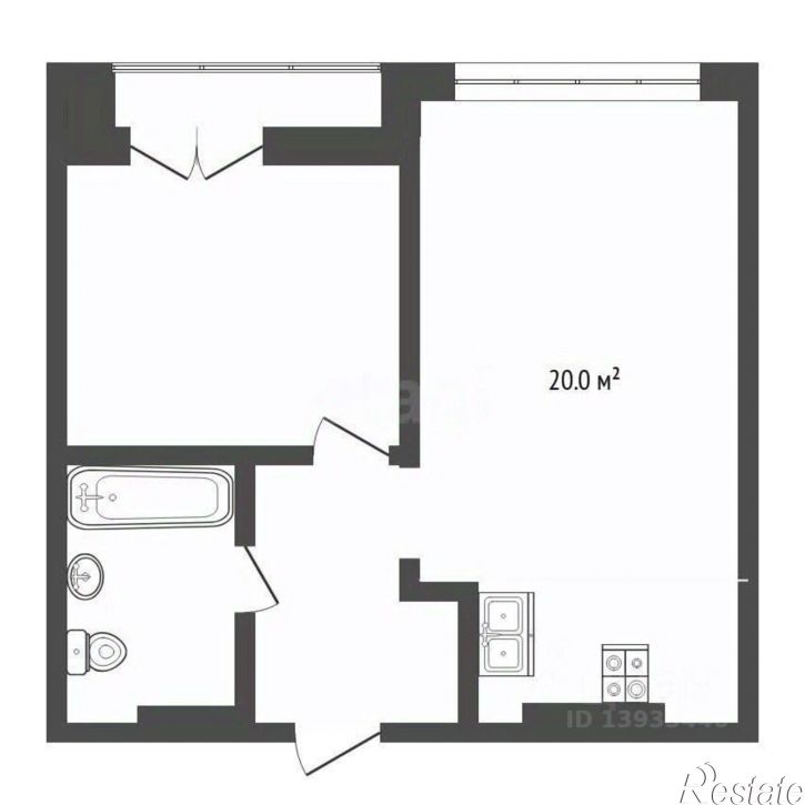 1-комн квартира ул Газовиков, 34,  д. 34