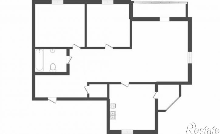3-комн квартира ул Кирова, 6,  д. 6