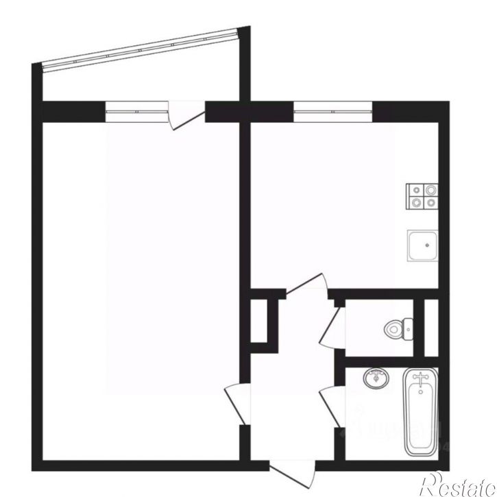 1-комн квартира ул Моторостроителей, 7,  д. 7