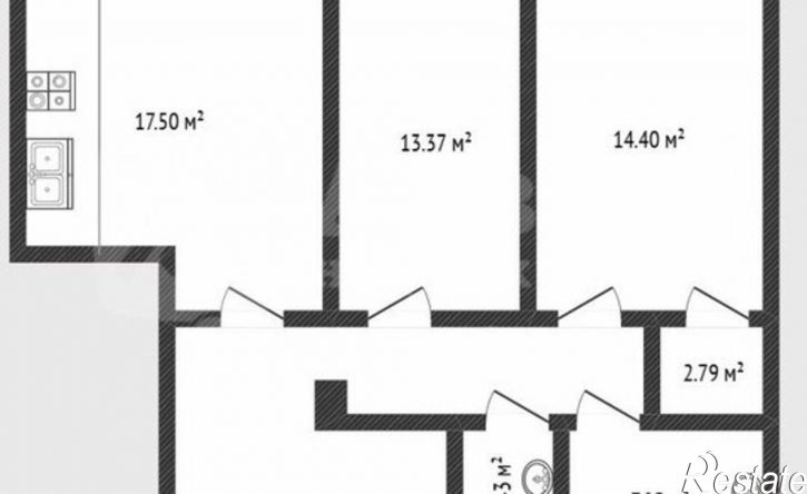 2-комн квартира Таврическая улица, 9 к7,  д. 9 к7