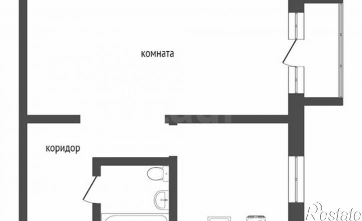 1-комн квартира улица Пермякова, 22,  д. 22