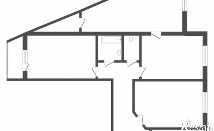 4-комн квартира улица Моторостроителей, 2А,  д. 2А
