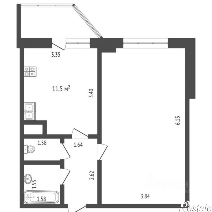 1-комн квартира Обдорская улица, 5,  д. 5