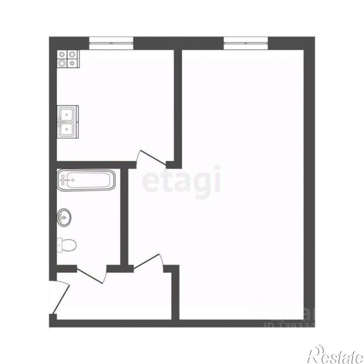 1-комн квартира улица Мельникайте, 109,  д. 109