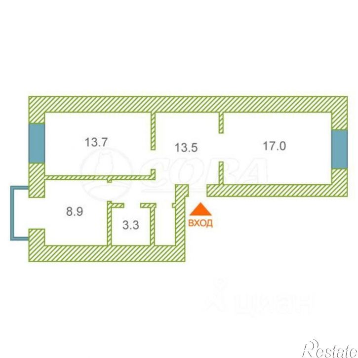 2-комн квартира ул Московский тракт, 85,  д. 85