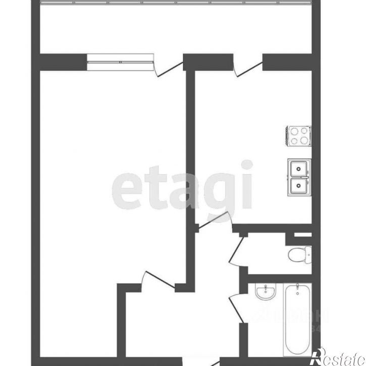 1-комн квартира Заречный пр-д, 6 1,  д. 6 1,  к. 1