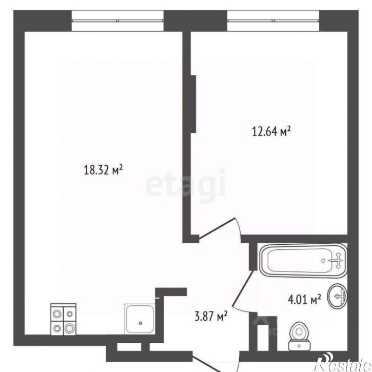 1-комн квартира Интернациональная улица, 199 к9,  д. 199 к9