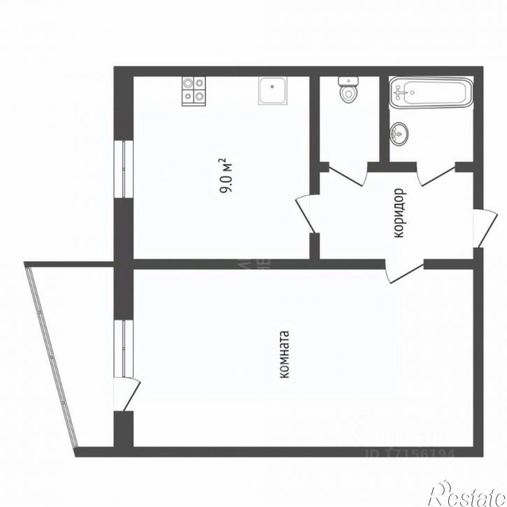 1-комн квартира улица Мельникайте, 135,  д. 135
