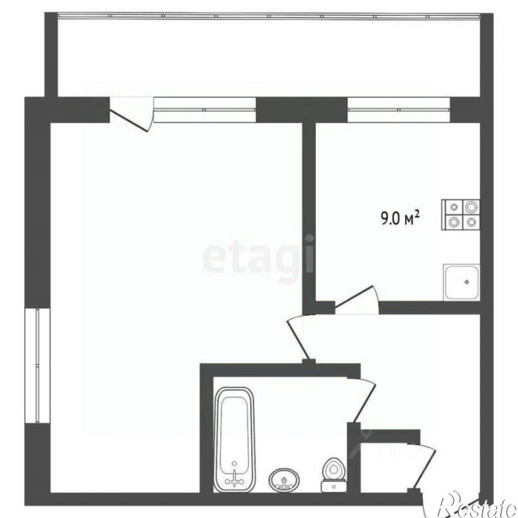 1-комн квартира Широтная улица, 81,  д. 81