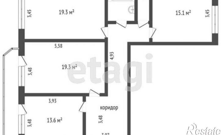 3-комн квартира пр-д 9 Мая, 7 1,  д. 7 1,  к. 1