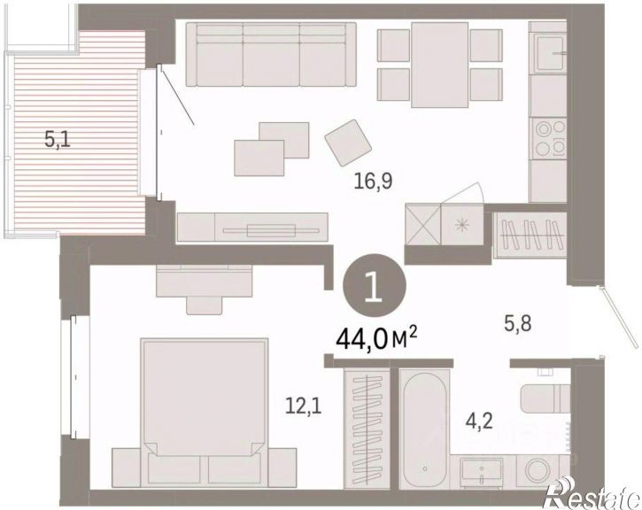 2-комн квартира в новом доме ул Холодильная, 65/2,  д. 65/2