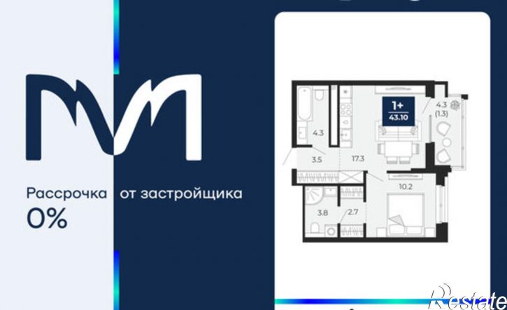 1-комн квартира пр-д капитана Куликова, 9,  д. 9