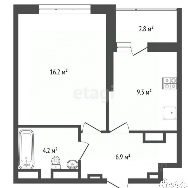 2-комн квартира Тихий проезд, 2,  д. 2