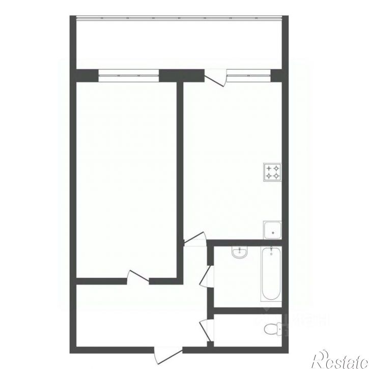 1-комн квартира ул Котельщиков, 2,  д. 2