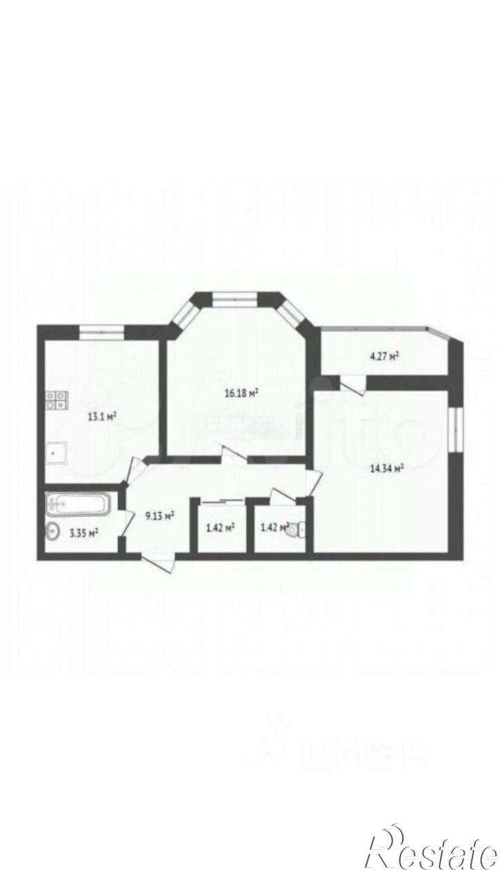 2-комн квартира ул Мельникайте, 138а,  д. 138а