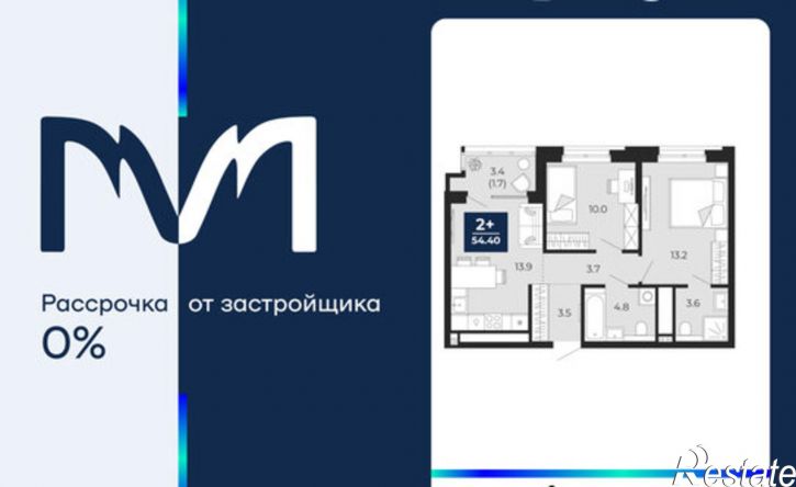 2-комн квартира пр-д капитана Куликова, 5,  д. 5