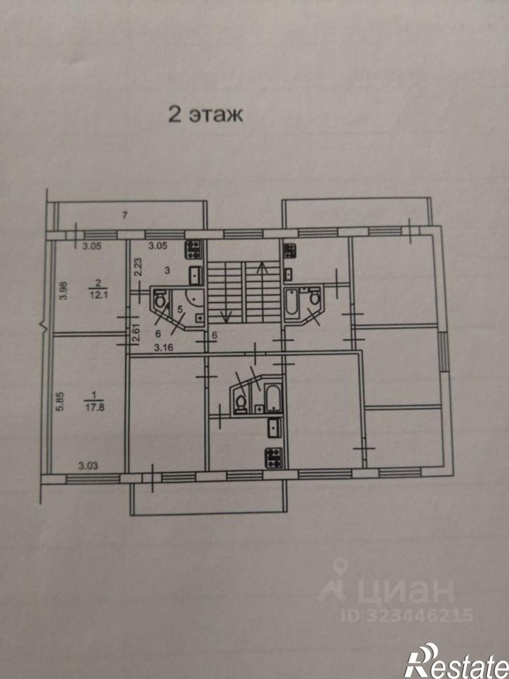2-комн квартира улица Ивана Крылова, 21Г,  д. 21Г