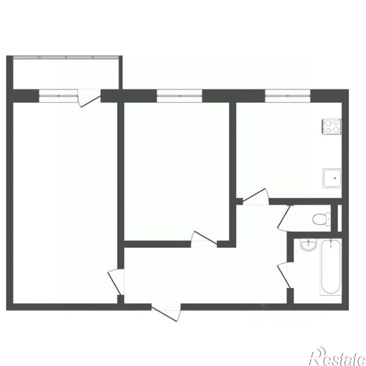 2-комн квартира улица Моторостроителей, 10,  д. 10