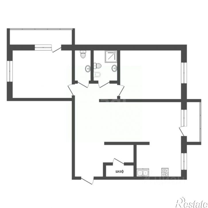 3-комн квартира ул Грибоедова, 13 3,  д. 13 3,  к. 3