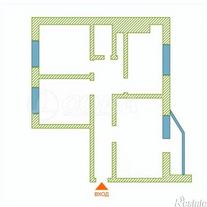 3-комн квартира улица Николая Ростовцева, 20,  д. 20