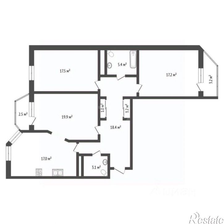 3-комн квартира Заречный пр-д, 33,  д. 33