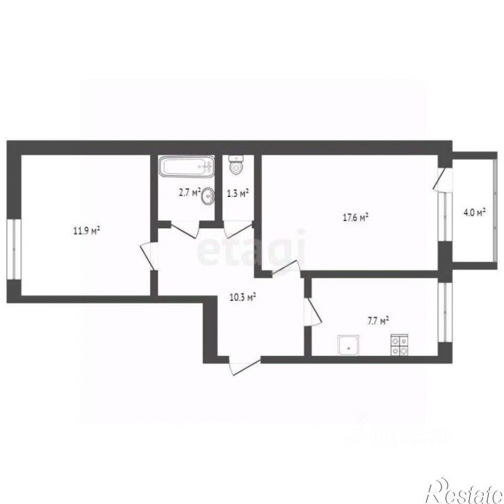 2-комн квартира улица Коммунаров, 24,  д. 24