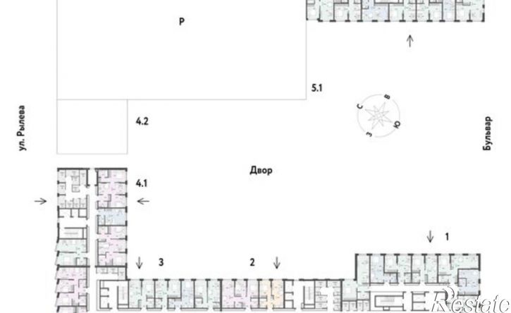2-комн квартира в новом доме Ярославская улица, 63А,  д. 63А