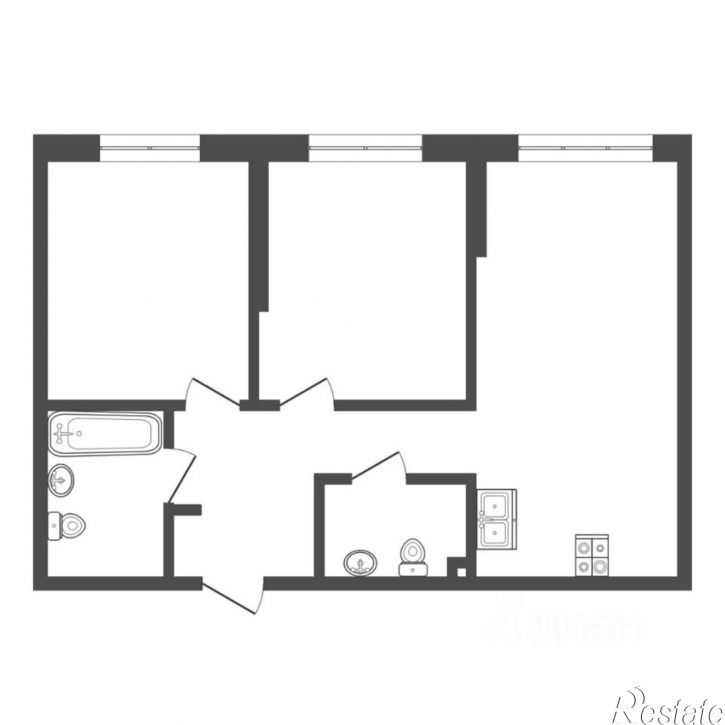 2-комн квартира ул Харьковская, 72б,  д. 72б