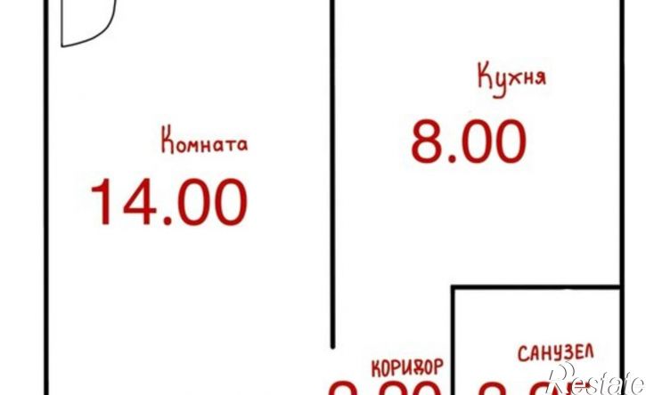 1-комн квартира ул Холодильная, 14,  д. 14