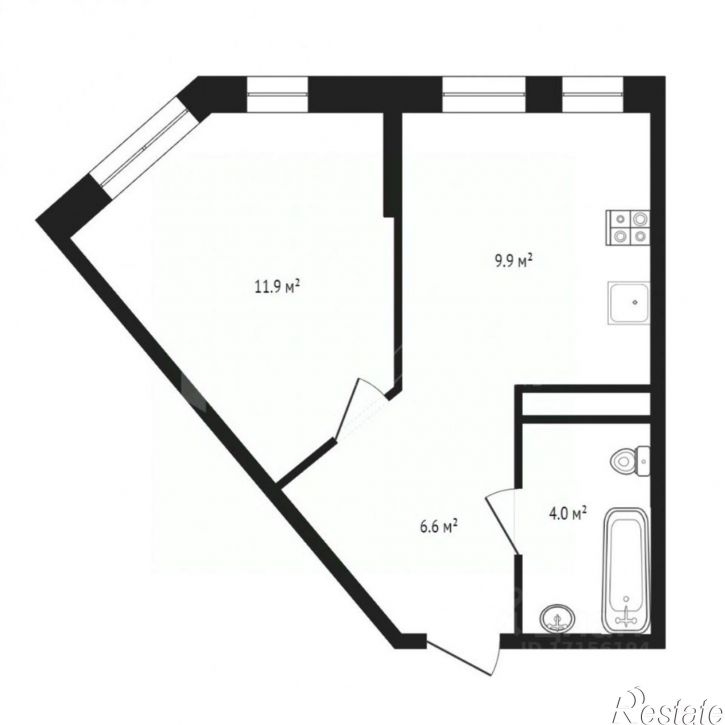 1-комн квартира ул Первооткрывателей, 10,  д. 10