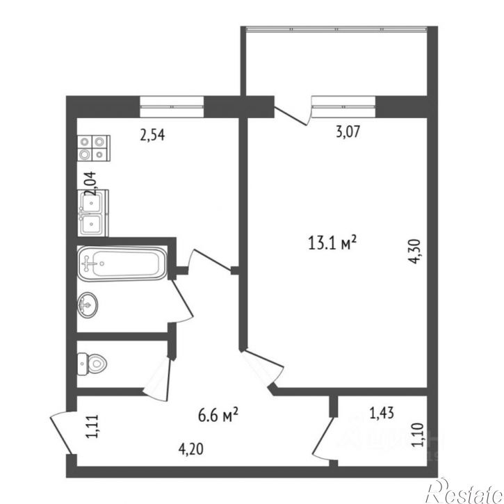 2-комн квартира ул Игримская, 13,  д. 13