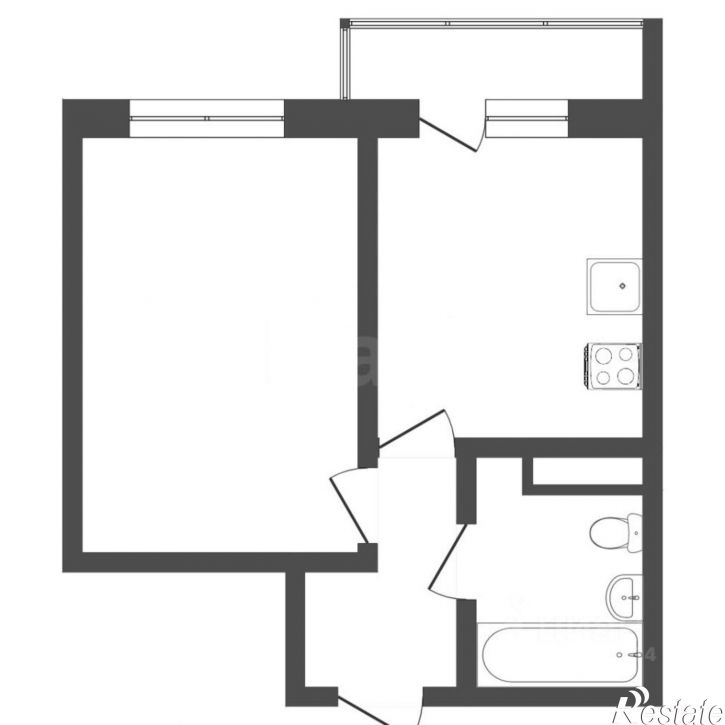 1-комн квартира ул Фармана Салманова, 10,  д. 10