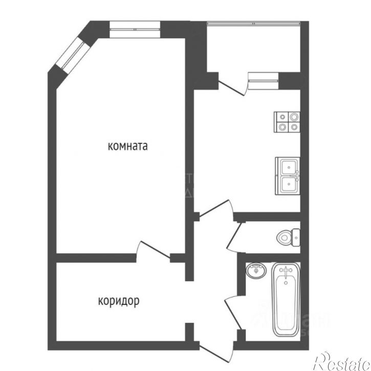 1-комн квартира ул Широтная, 128А,  д. 128А