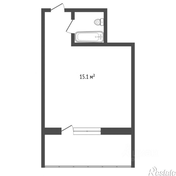 1-комн квартира Шаимский пр-д, 14а,  д. 14а